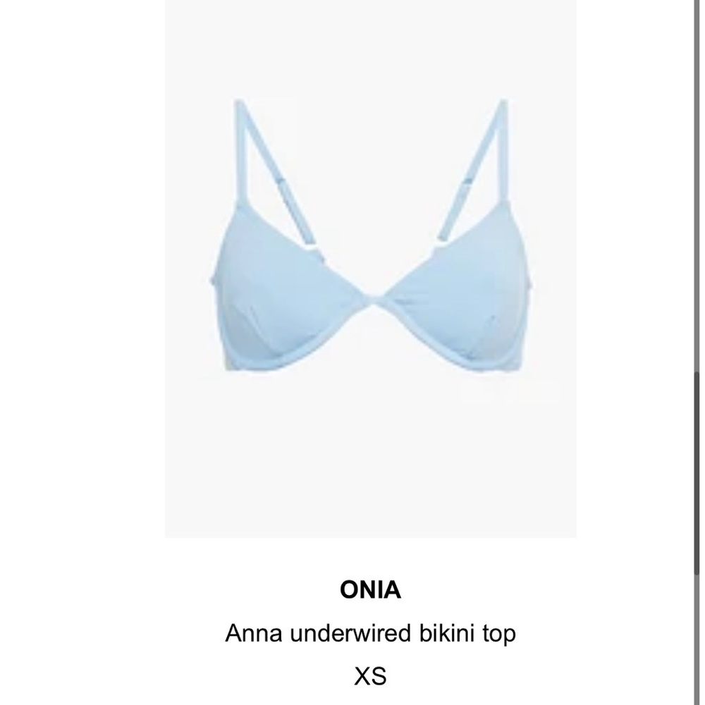ONIA
Anna underwired bikini top